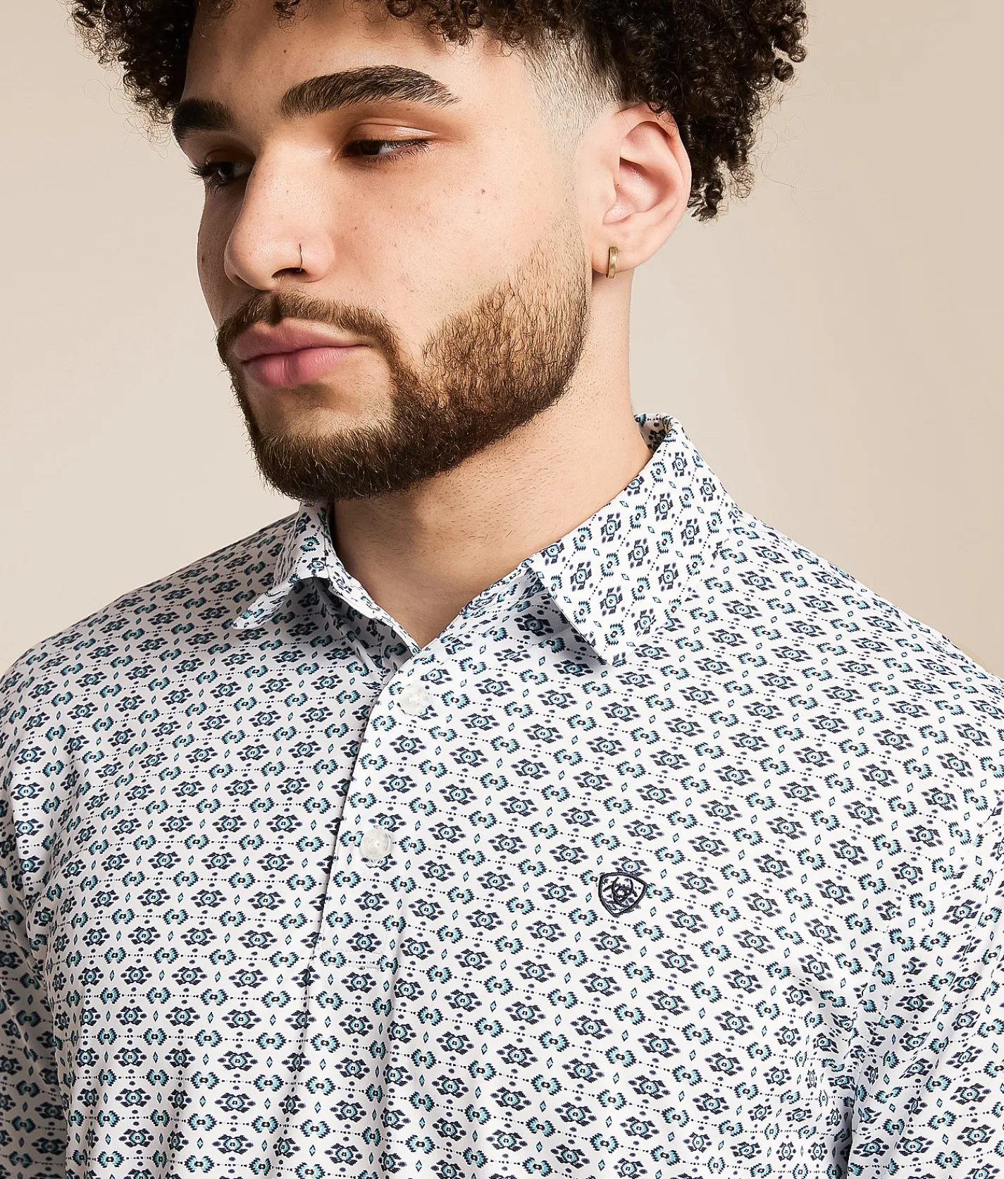 Ariat Southwest TEK Polo White Hot