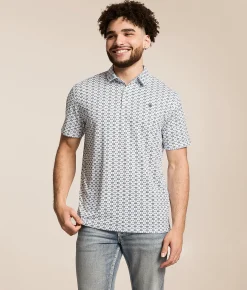 Ariat Southwest TEK Polo White Hot