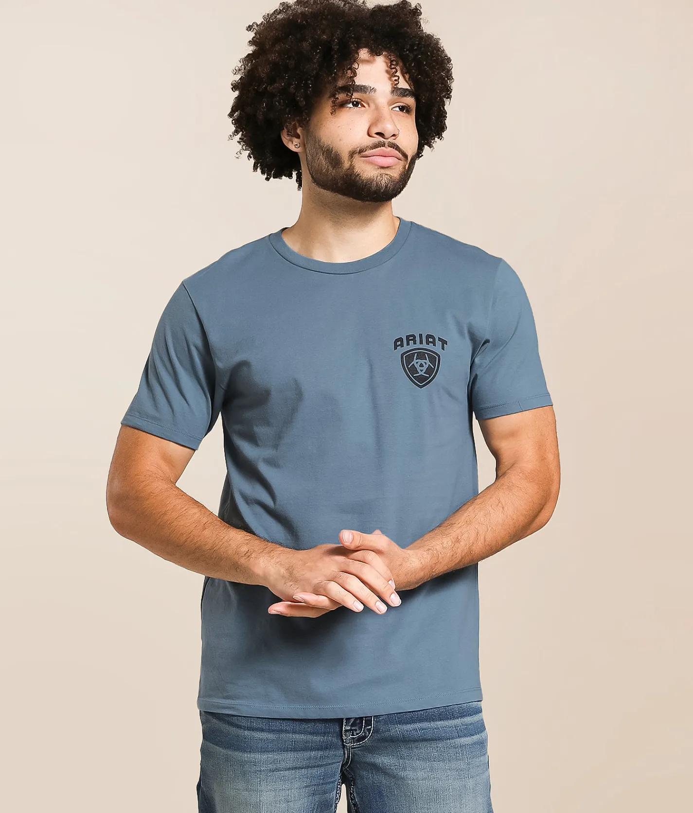 Ariat Southwest Tombstone T-Shirt Light Denim Best