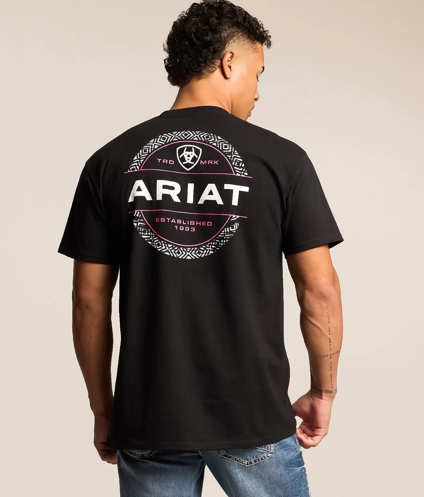 Ariat Southwest Wooden Reticle T-Shirt Black Discount