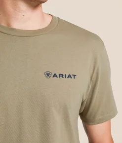Ariat Southwest Wooden Retro T-Shirt Fallen Rock Discount