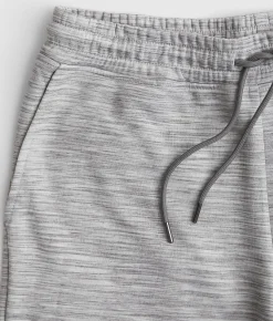 Bottoms|Shorts | Departwest Space Dye Lounge Short Grey White