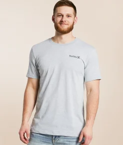 Graphic T-Shirts|Activewear | Hurley Spark T-Shirt White Wolf Grey