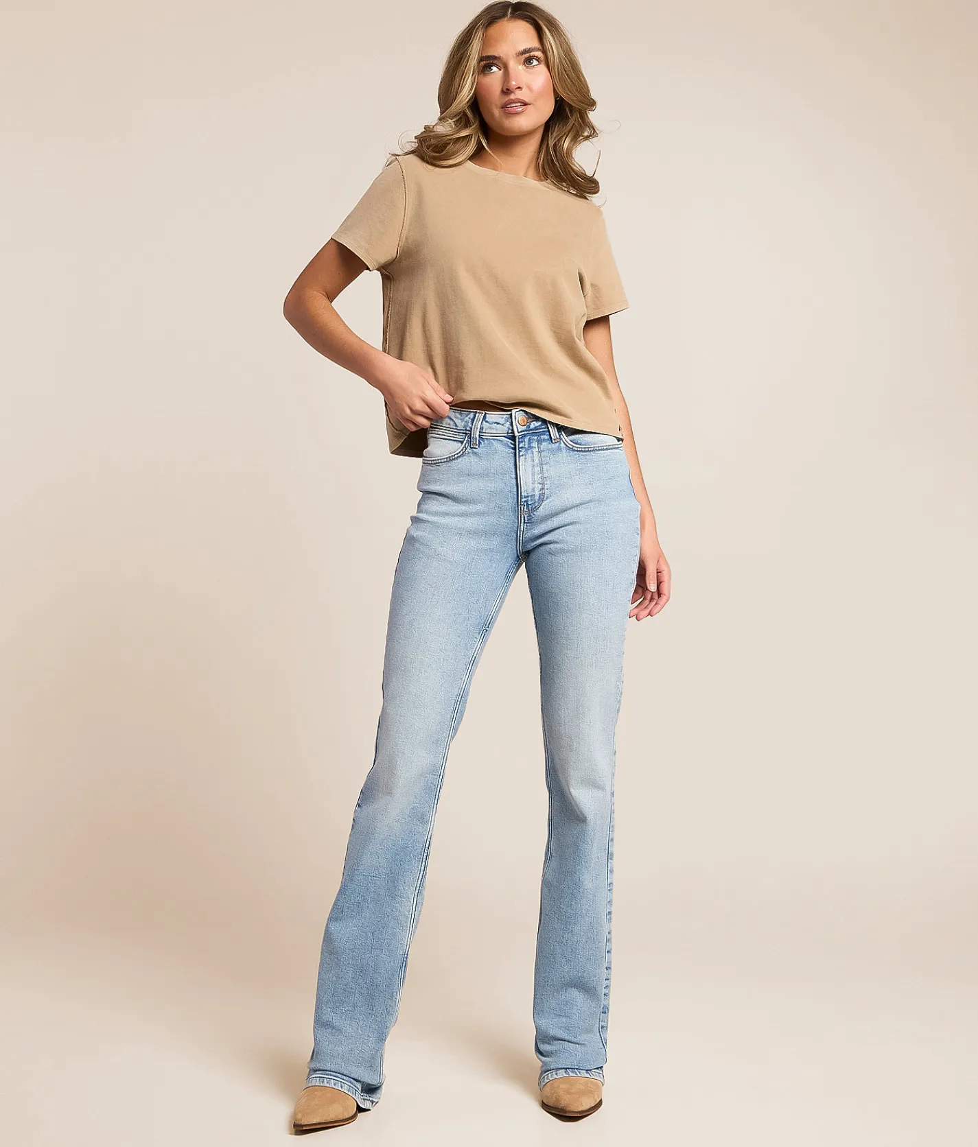 Jeans|Bottoms | Wrangler® Specialty Boot Stretch Jean Oasis