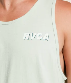 RVCA Speed Wobble Tank Top Green Tea Sale