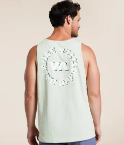 RVCA Speed Wobble Tank Top Green Tea Sale