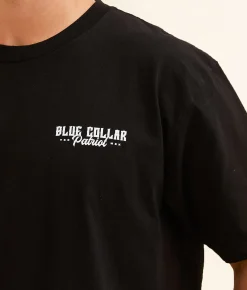 Graphic T-Shirts | Howitzer Speedy Service Blue Collar T-Shirt Black
