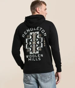 Pendleton Spider Rock Hooded Sweatshirt Black