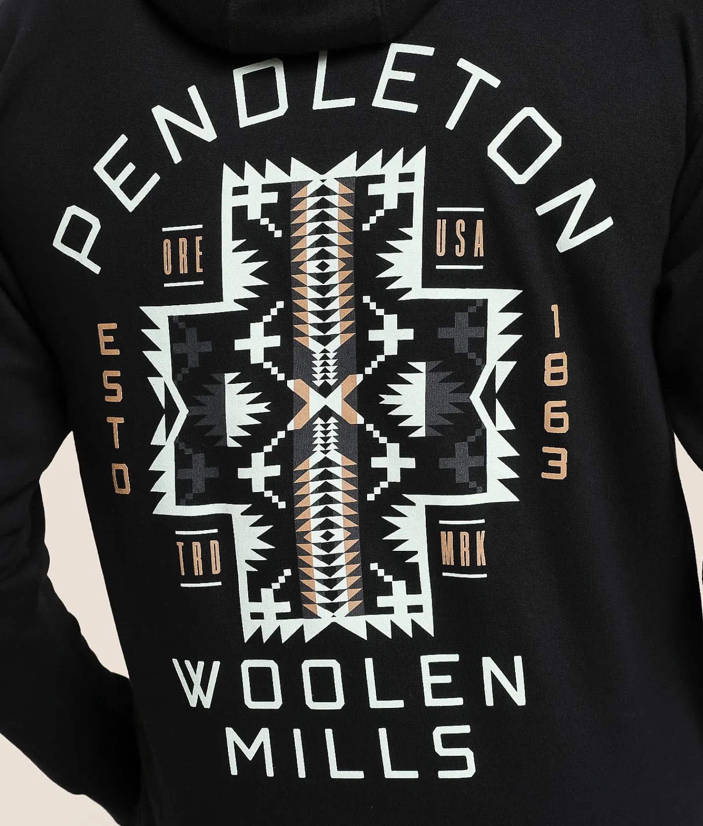 Pendleton Spider Rock Hooded Sweatshirt Black