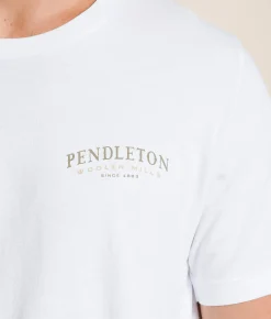 Graphic T-Shirts | Pendleton Spider Rock Longhorn T-Shirt White
