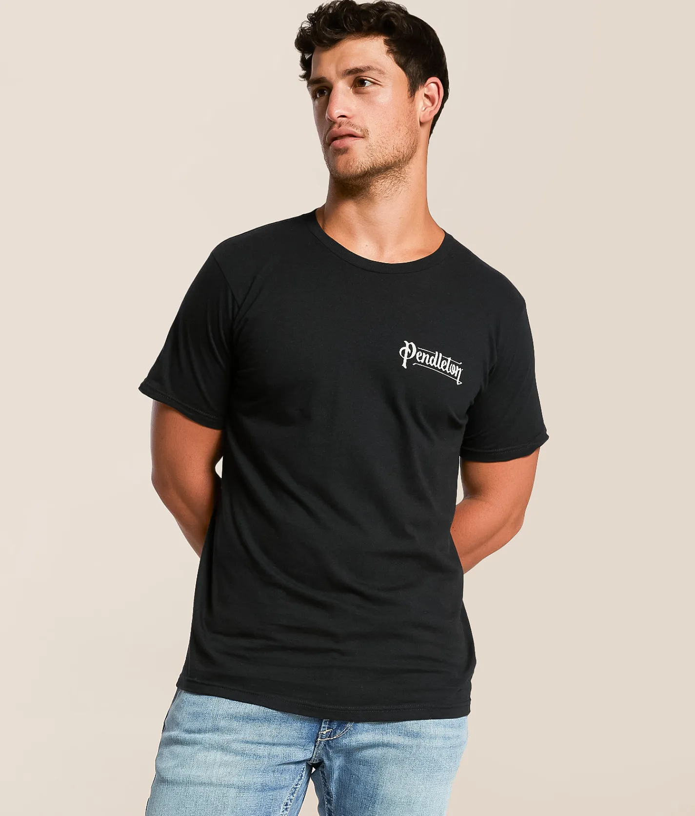 Graphic T-Shirts | Pendleton Spider Rock Shield T-Shirt Black