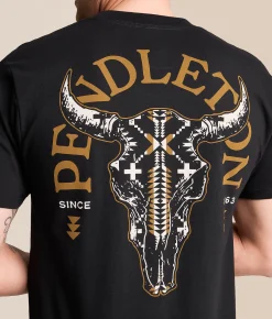 Tops|Graphic T-Shirts | Pendleton Spider Rock Skull T-Shirt Black