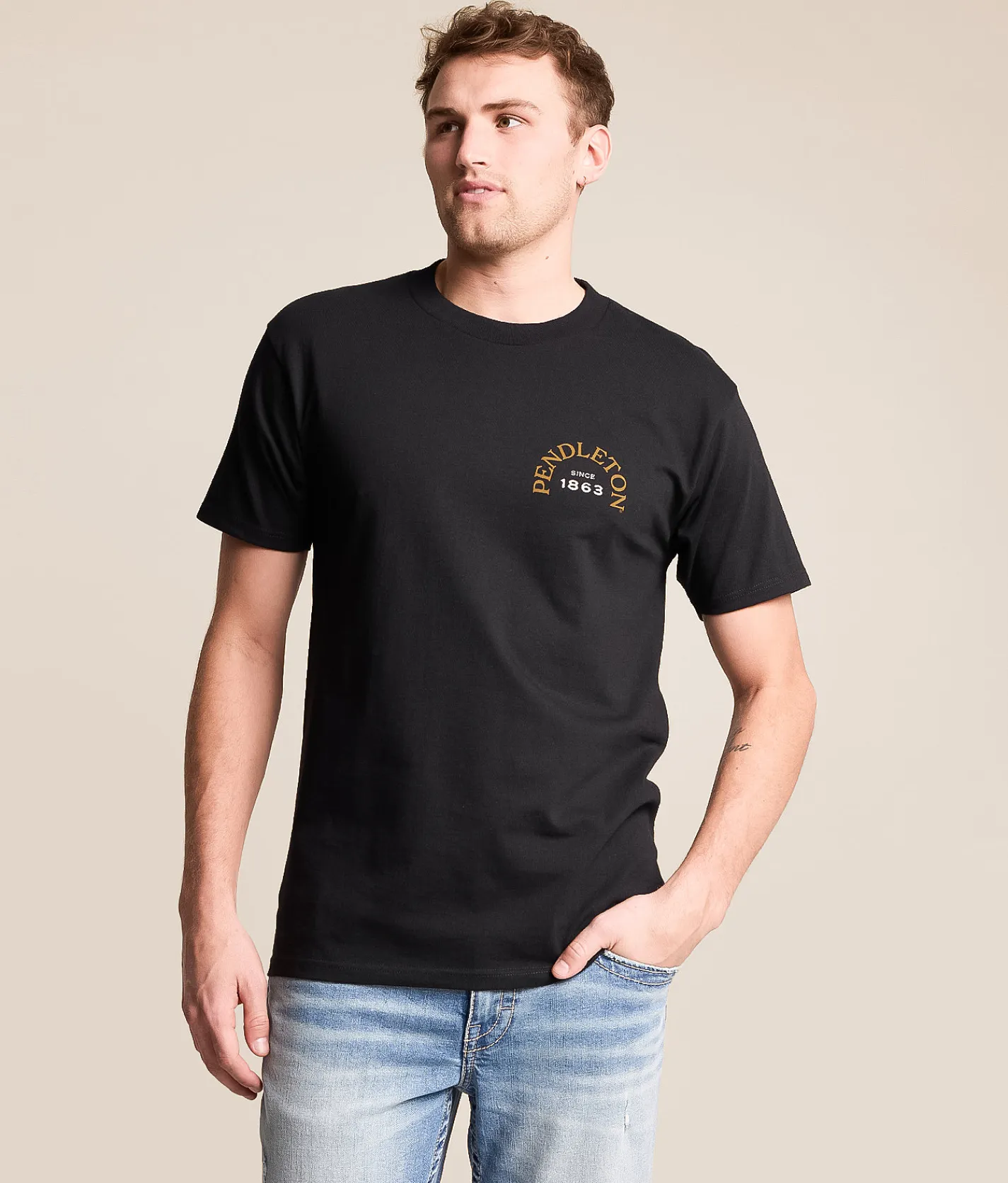 Tops|Graphic T-Shirts | Pendleton Spider Rock Skull T-Shirt Black
