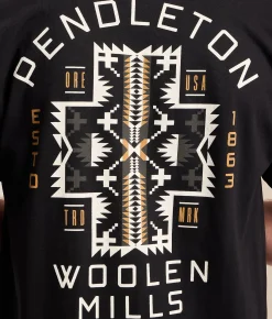 Pendleton Spider Rock T-Shirt Black Hot