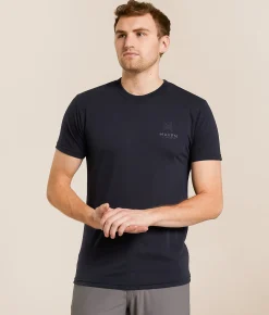 Graphic T-Shirts | Maven Co-op Spiraled T-Shirt Navy