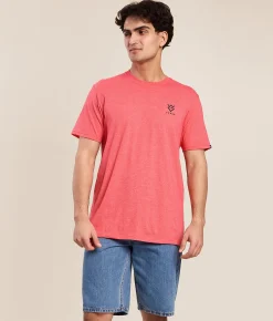 Veece Splat Blast T-Shirt Teaberry White New