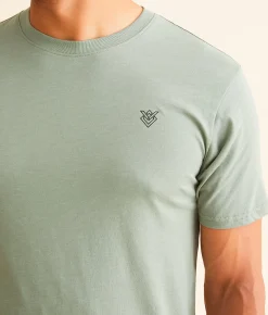 Graphic T-Shirts | Veece Splender Split T-Shirt Jade Heather