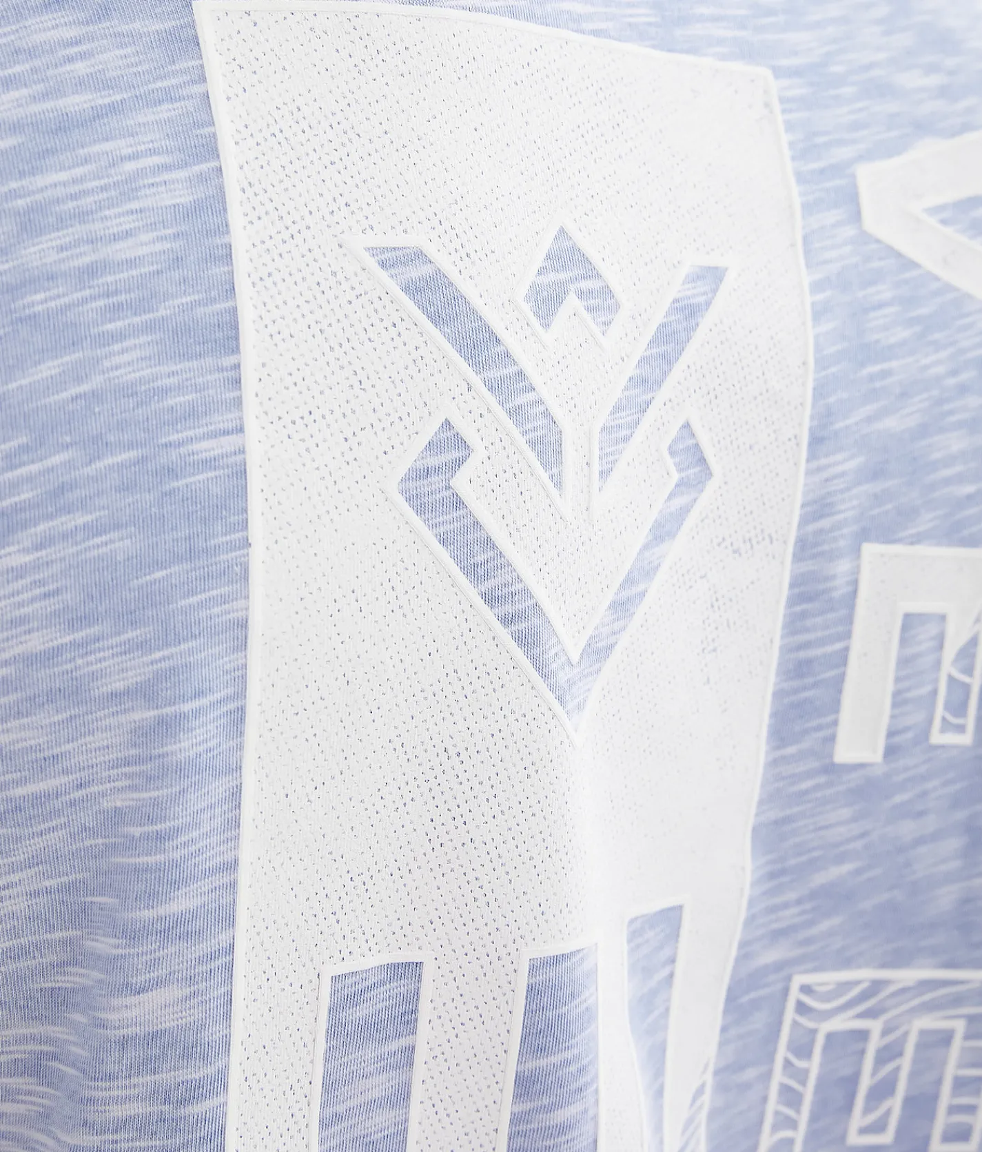 Veece Split Banner T-Shirt Olympic Blue New