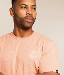 Tops|Graphic T-Shirts | Veece Split Plate T-Shirt Arctic Coral