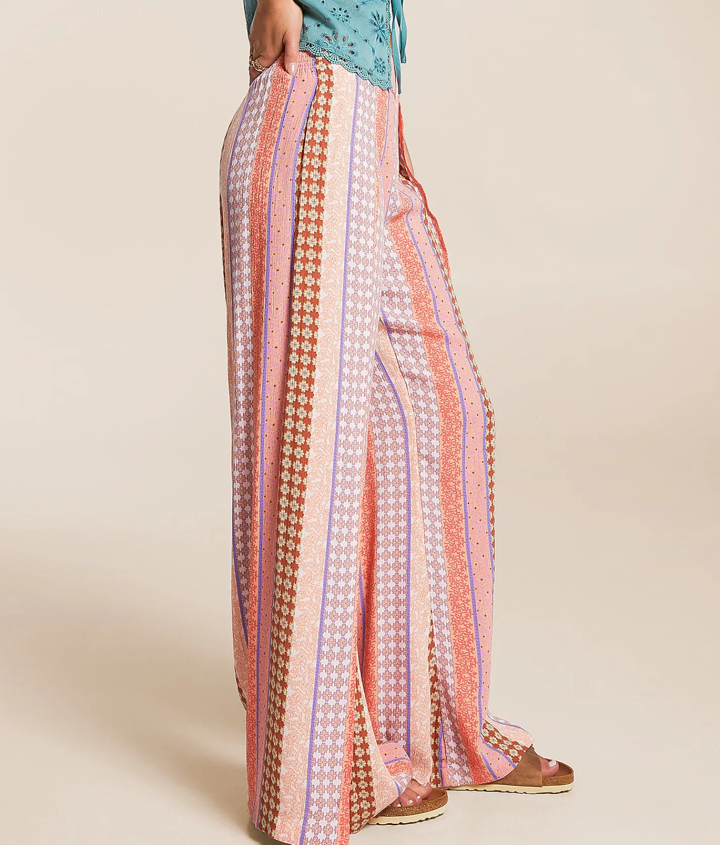 Bottoms | Billabong Split Spirit Wide Leg Pant Multi