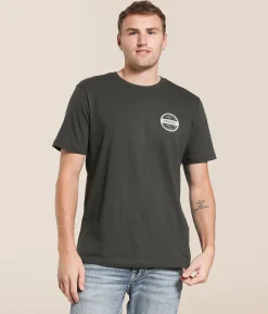Tops|Graphic T-Shirts | RVCA Splitter T-Shirt Pirate Black