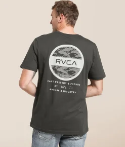 Tops|Graphic T-Shirts | RVCA Splitter T-Shirt Pirate Black