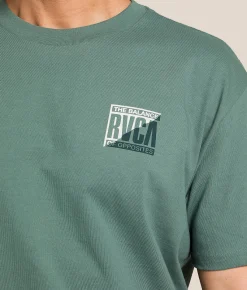 RVCA Splitter T-Shirt Balsam Green Sale