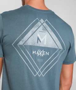 Tops|Graphic T-Shirts | Maven Co-op Split Vision Performance T-Shirt Storm
