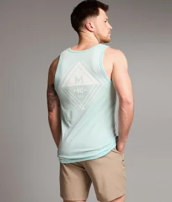 Tops | Maven Co-op Split Vision Tank Top Sky