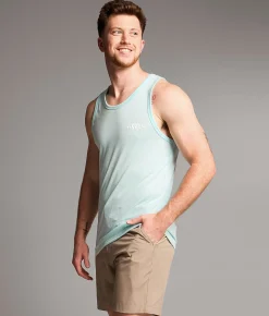 Tops | Maven Co-op Split Vision Tank Top Sky