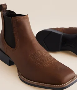Shoes | Ariat Sport Booker Ultra Leather Chelsea Boot Distressed Tan