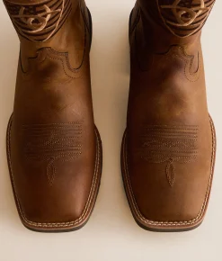 Shoes | Ariat Sport Freedom Leather Cowboy Boot Distressed Brown