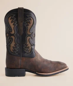 Shoes | Ariat Sport Fresco VentTEK Leather Cowboy Boot Hrd Brn Blk Ink
