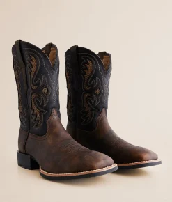 Shoes | Ariat Sport Fresco VentTEK Leather Cowboy Boot Hrd Brn Blk Ink