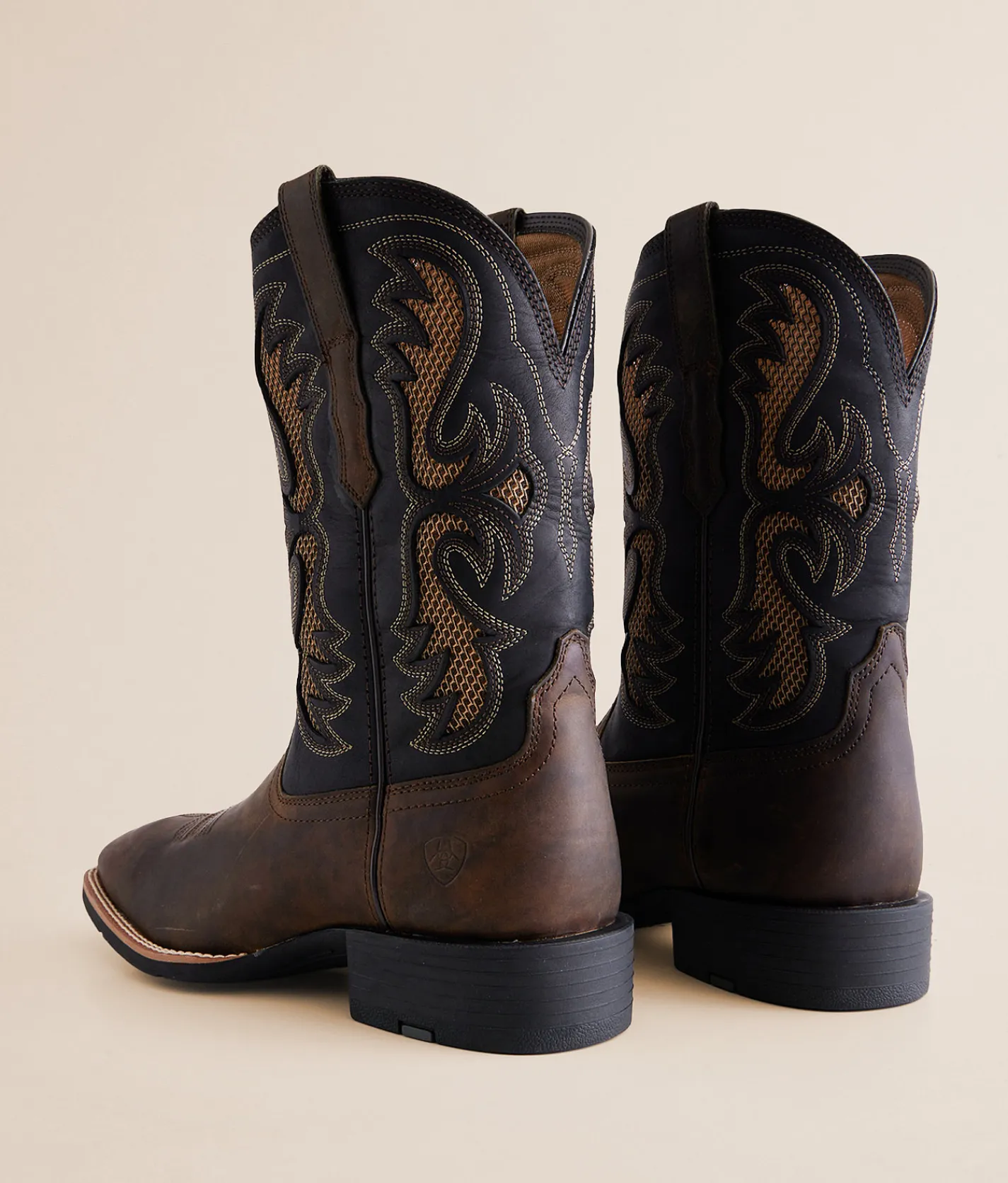Shoes | Ariat Sport Fresco VentTEK Leather Cowboy Boot Hrd Brn Blk Ink
