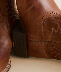 Shoes | Ariat Sport Leather Cowboy Boot Dark Tan
