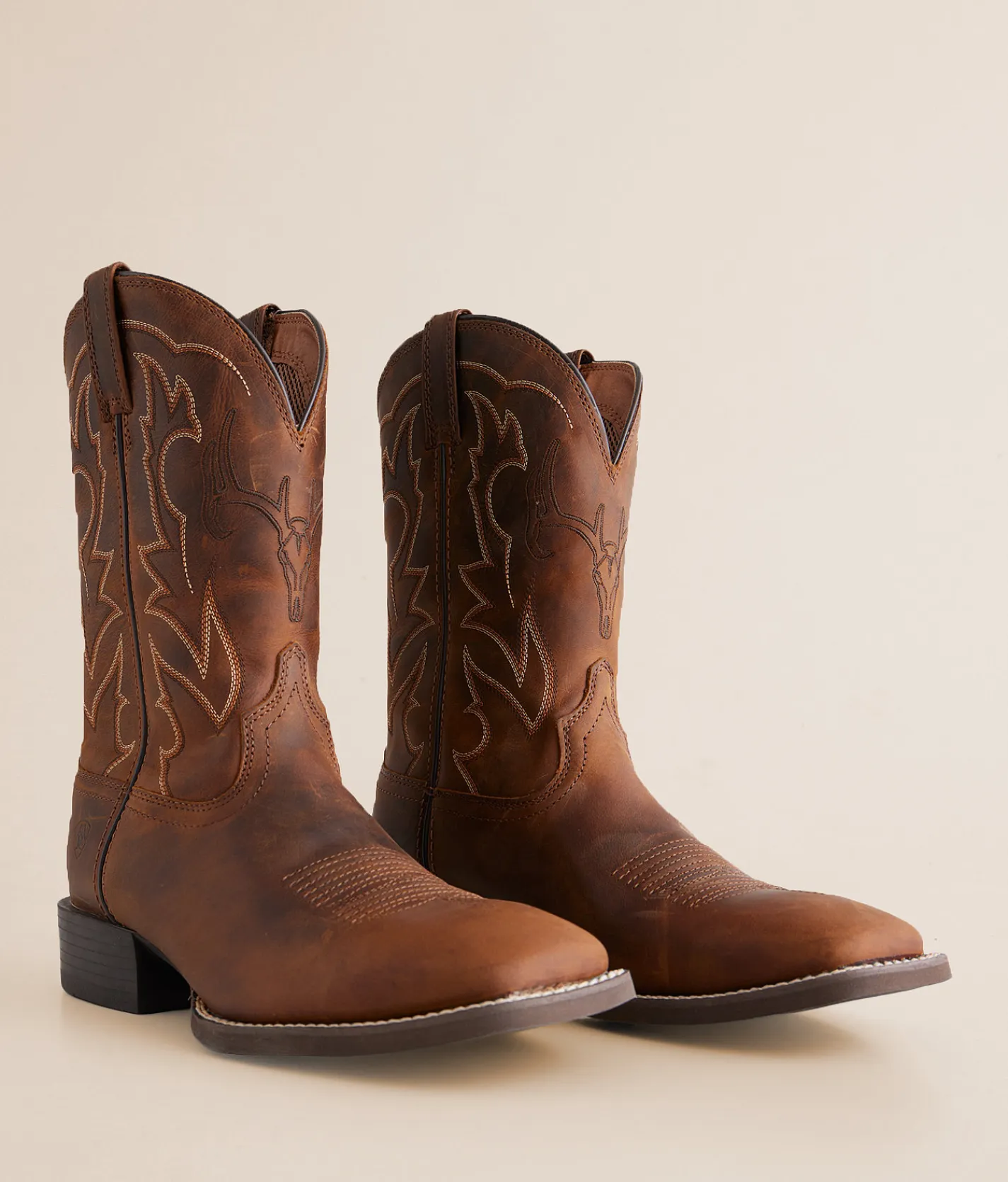 Ariat Sport Outdoor Leather Cowboy Boot Distressed Brown Hot
