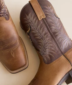 Shoes | Ariat Sport Steer Skull Leather Cowboy Boot Sandstorm Bitter Chocolat