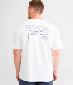 RVCA Spray Text T-Shirt White Best