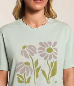 LIV Outdoor Spring Bloom Reagan T-Shirt Subtle Green Outlet