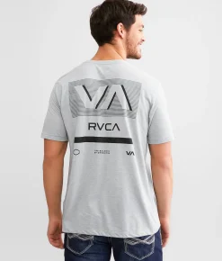 Graphic T-Shirts|Activewear | RVCA Sprints Sport T-Shirt Charcoal Heather Sport