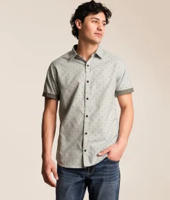 Departwest Squared Standard Shirt Pearl Blue Clearance