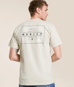 Tops|Graphic T-Shirts | Hurley Square Fronds T-Shirt Cream