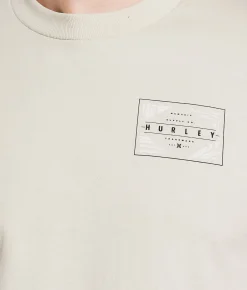 Tops|Graphic T-Shirts | Hurley Square Fronds T-Shirt Cream
