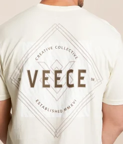 Veece Square Slab II T-Shirt Antique White Discount