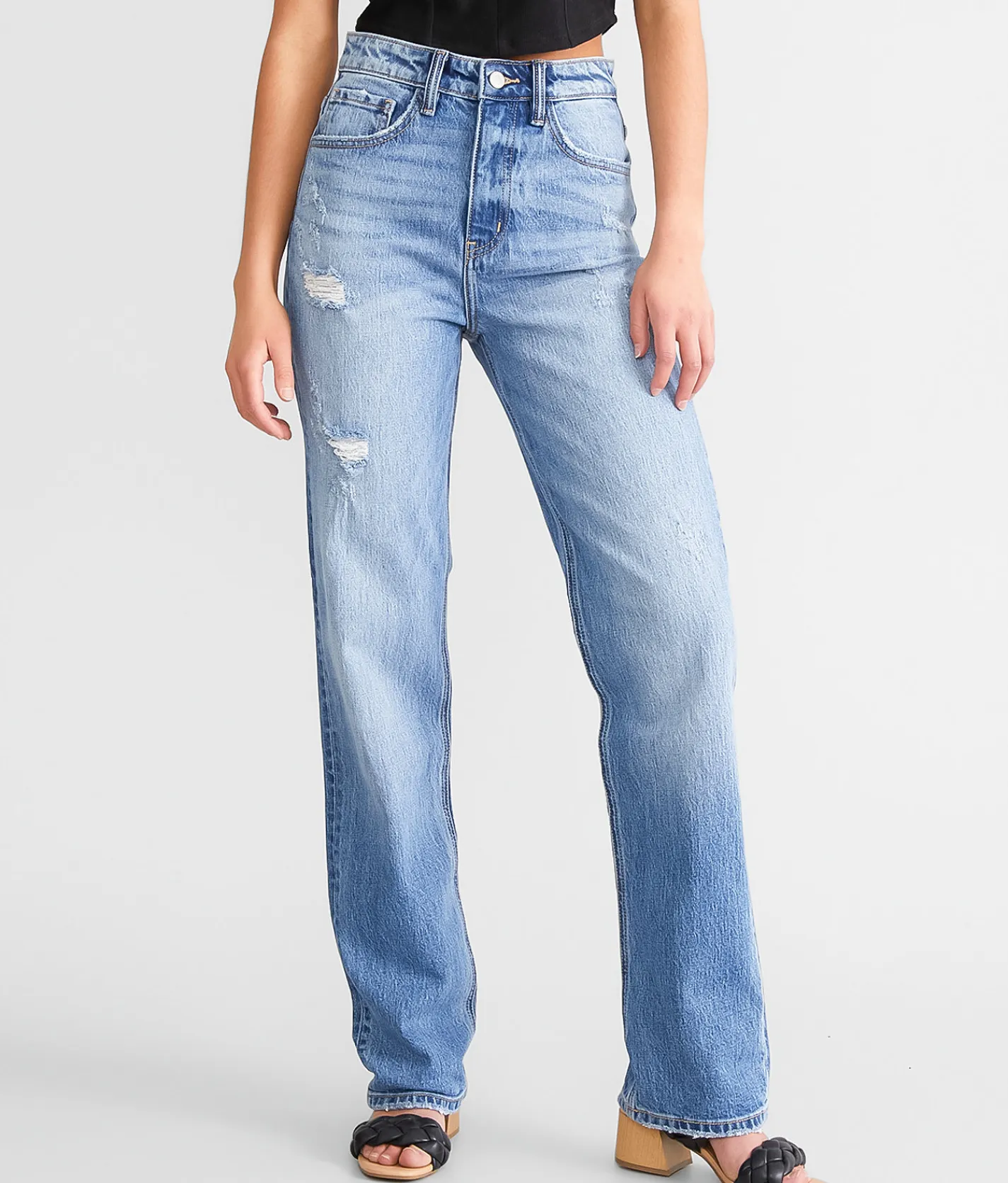KanCan Signature 90s Straight Stretch Jean Rami Online