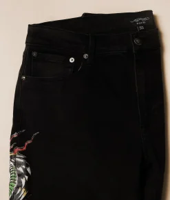 Bottoms|Jeans | Ed Hardy Stacked Boot Stretch Jean Cobra Flame