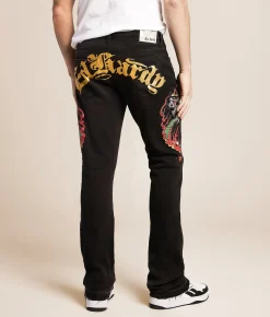 Bottoms|Jeans | Ed Hardy Stacked Boot Stretch Jean Cobra Flame