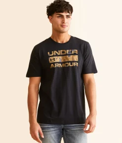 Under Armour® Stacked Camo T-Shirt Black Camel Discount