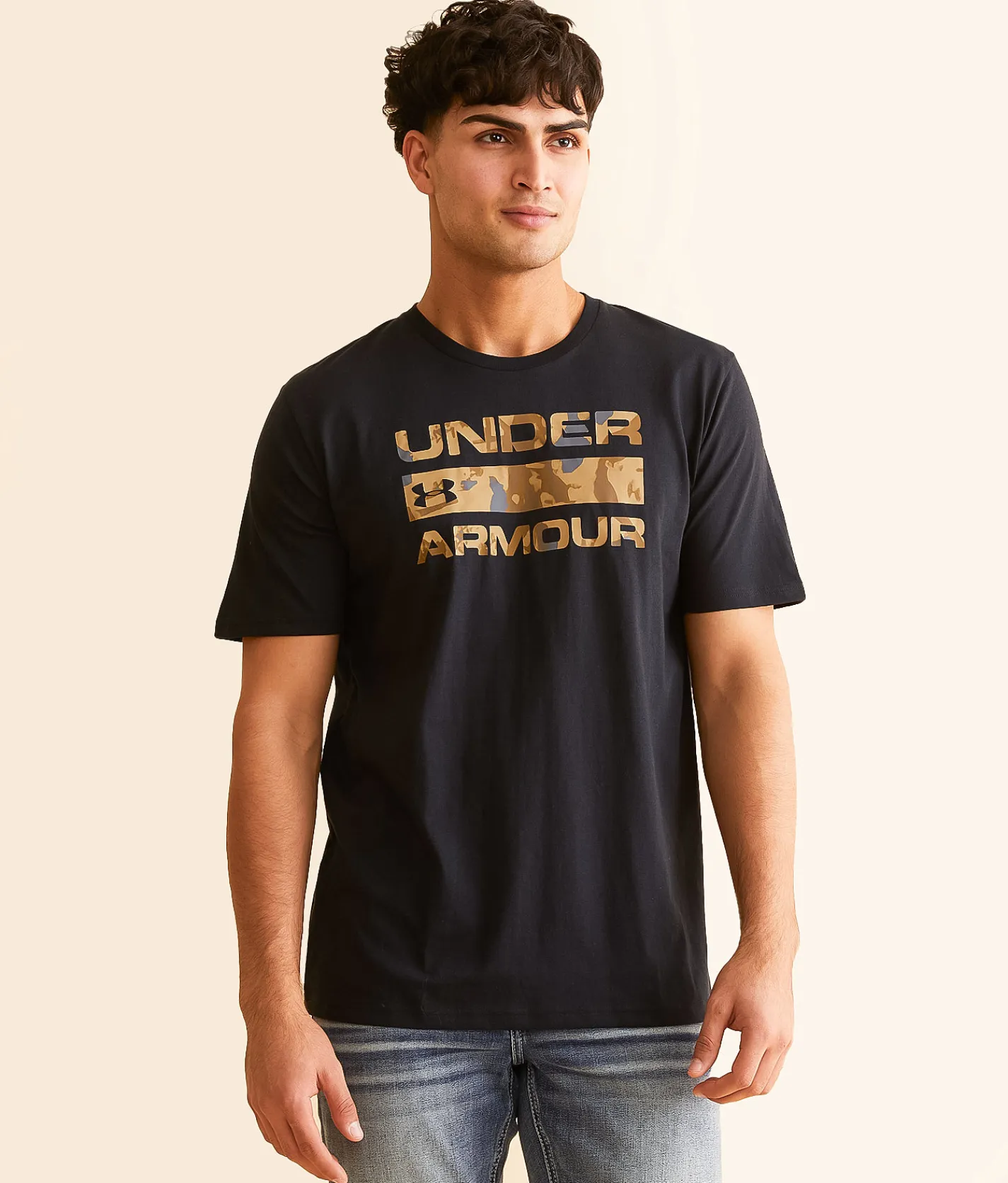 Under Armour® Stacked Camo T-Shirt Black Camel Discount